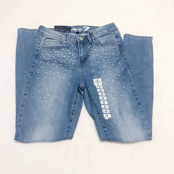 Seven7 limited edition Mid Rise Skinny Jeans - Picture 6 of 8